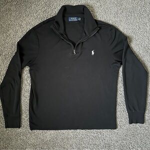 Black Polo Ralph Lauren quarter zip sweatshirt